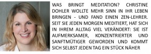 Was bringt Meditation?
