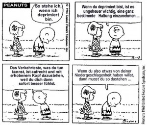 Äußere und innere Haltung - Charlie Brown