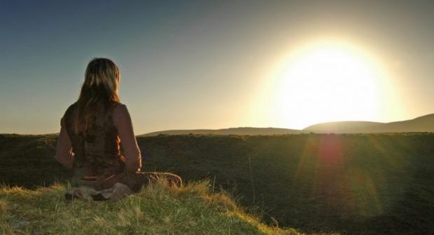 Meditationsroutine im Sommer